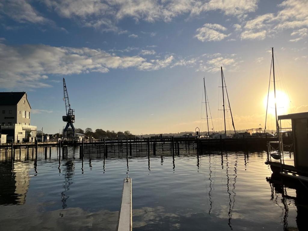 Ostsee Hausboot Schleswig Ostseeblick 1 Екстериор снимка