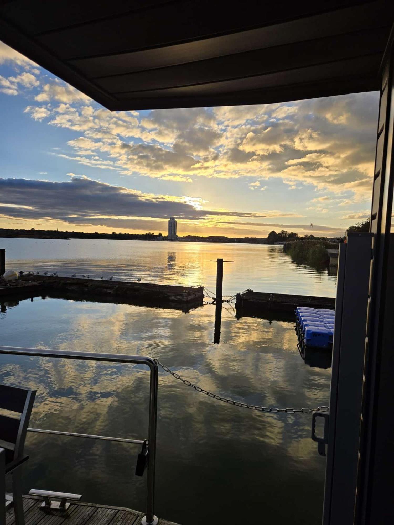 Ostsee Hausboot Schleswig Ostseeblick 1 Екстериор снимка